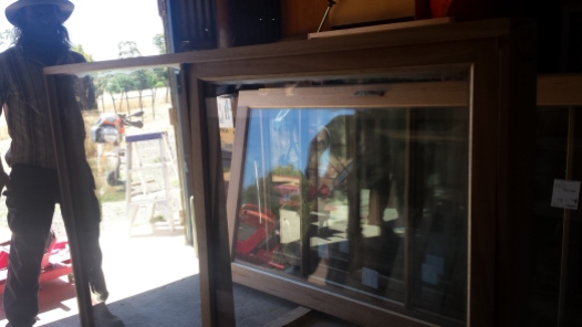 The last window to be varnished